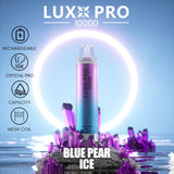 Lux Pro 10000 Puffs Disposable Vape Pod Box of 10 - Wolfvapes.co.uk-Blue Pear Ice