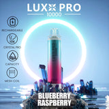 Lux Pro 10000 Puffs Disposable Vape Pod Box of 10 - Wolfvapes.co.uk-Blueberry Raspberry