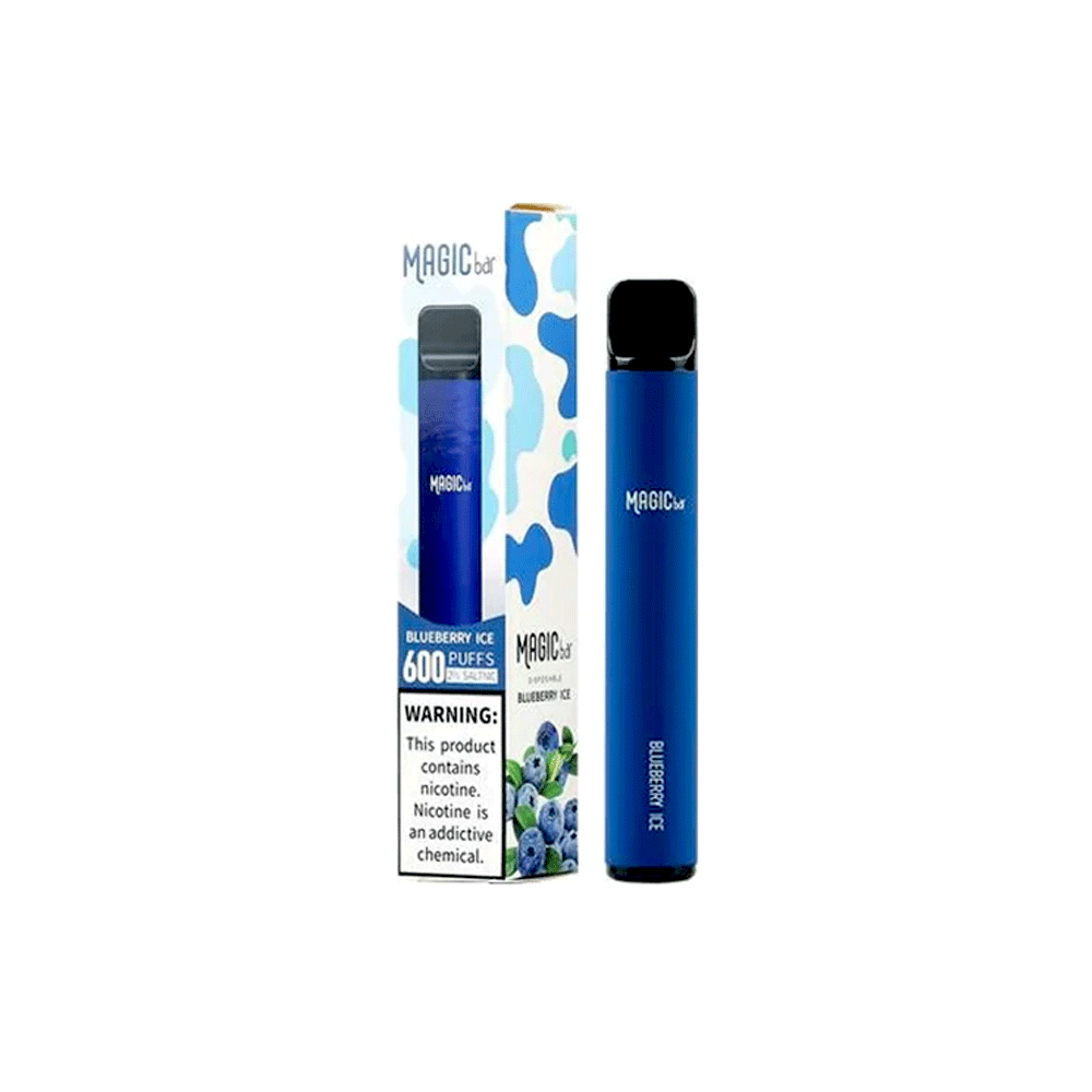 MAGIC BAR 600 Puffs Disposable Vape | 20MG | Wolfvapes - Wolfvapes.co.uk-Blueberry Ice