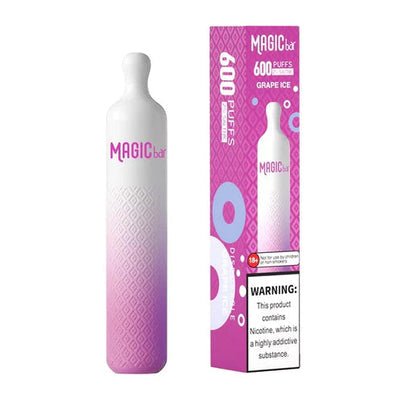 Magic Bar Q Disposable Vape Pod Kit - Wolfvapes.co.uk-Grape Ice