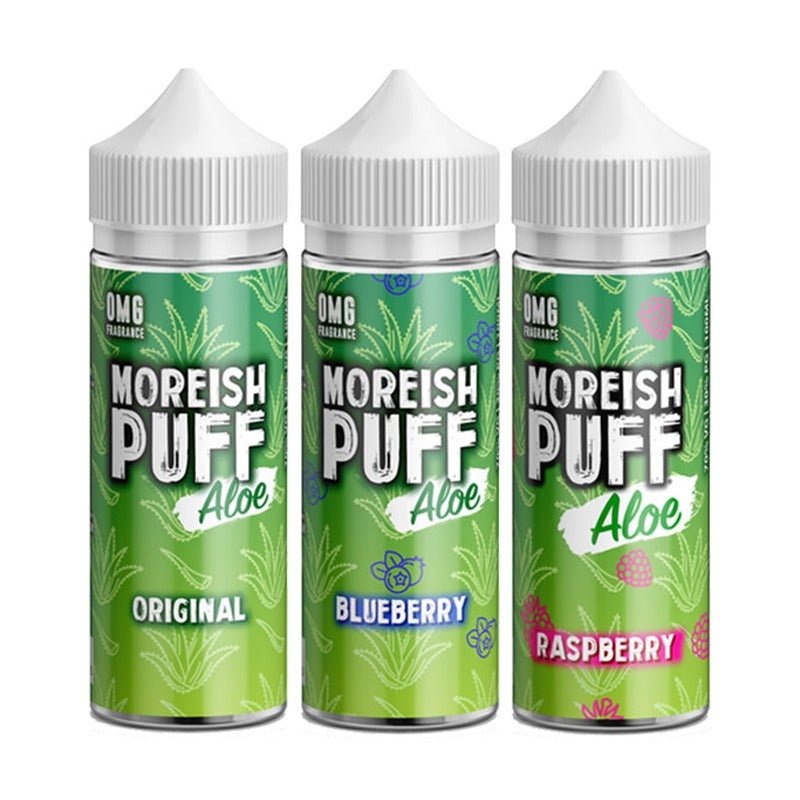 Moreish Puff Aloe 100ML Shortfill - Wolfvapes.co.uk-Blueberry