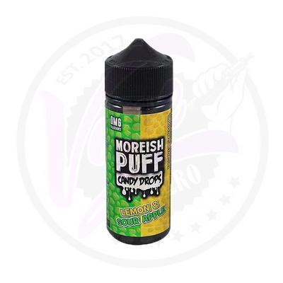 Moreish Puff E-LIQUIDS Lemon & Sour Apple Moreish Puff Candy Drops 100ML Shortfill