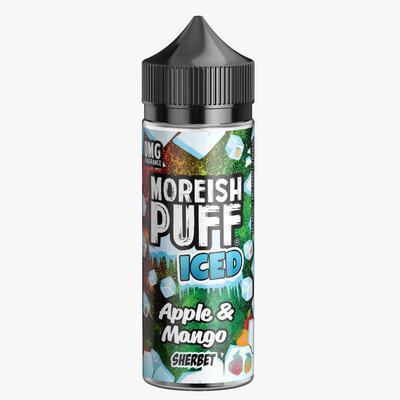 Moreish Puff Iced 100ML Shortfill - Wolfvapes.co.uk-Apple & Mango Sherbet