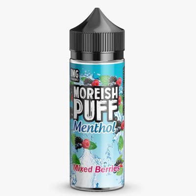 Moreish Puff Menthol 100ML Shortfill - Wolfvapes.co.uk-Mixed Berries