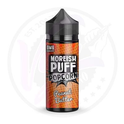 Moreish Puff Popcorn 100ML Shortfill - Wolfvapes.co.uk-Peanut Butter