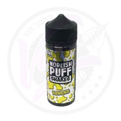 Moreish Puff Shakes 100ML Shortfill - Wolfvapes.co.uk-Banana