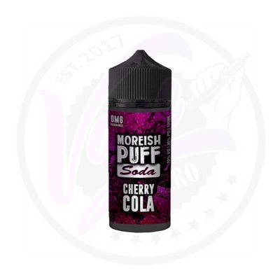 Moreish Puff Soda 100ML Shortfill - Wolfvapes.co.uk-Cherry Cola