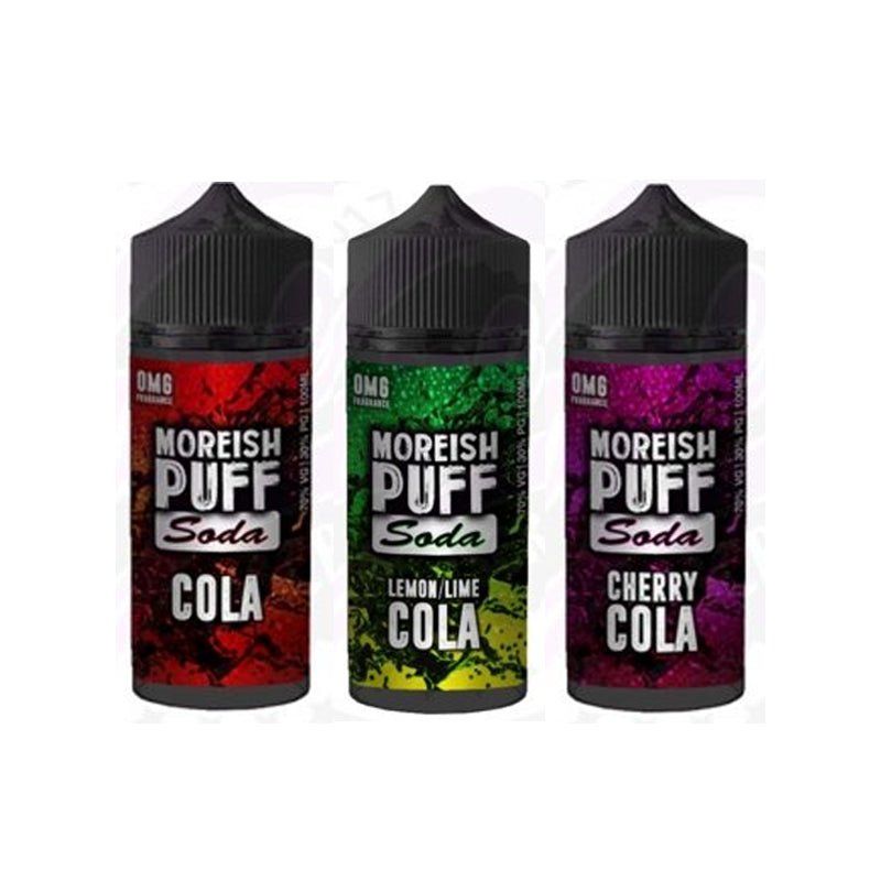 Moreish Puff Soda 100ML Shortfill - Wolfvapes.co.uk-Mango Cola