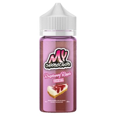 My E-Liquids Cheesecakes 100ML Shortfill - Wolfvapes.co.uk-Raspberry Ripple Cheesecake