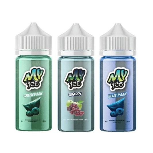 My E-Liquids Ice 100ML Shortfill - Wolfvapes.co.uk-Blue Paan