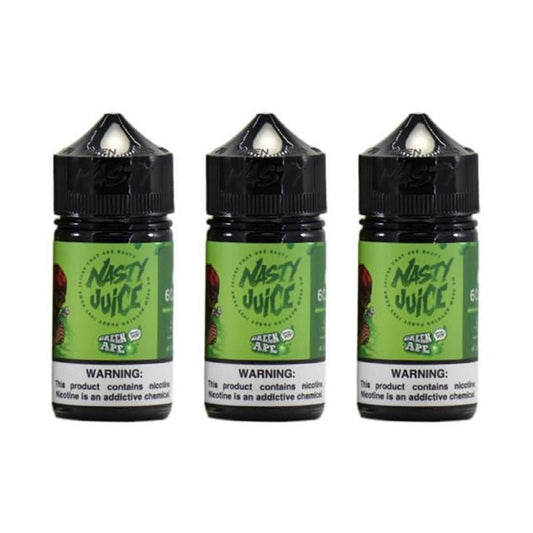 Nasty Juice Green Ape | 10ml E-Liquid | Wolfvapes - Wolfvapes.co.uk-3MG X 3 PACK
