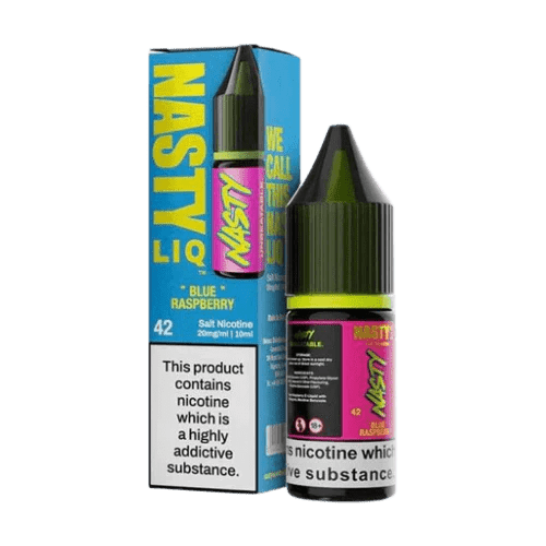 Nasty Liq Salt 10ml E-Liquids Box of 10 - Wolfvapes.co.uk-Blue Raspberry