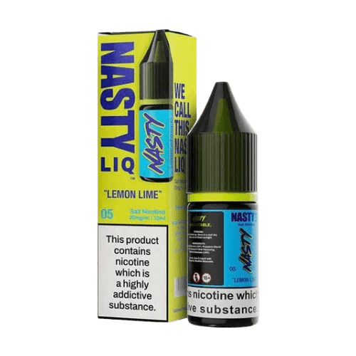 Nasty Liq Salt 10ml E-Liquids Box of 10 - Wolfvapes.co.uk-Lemon Lime