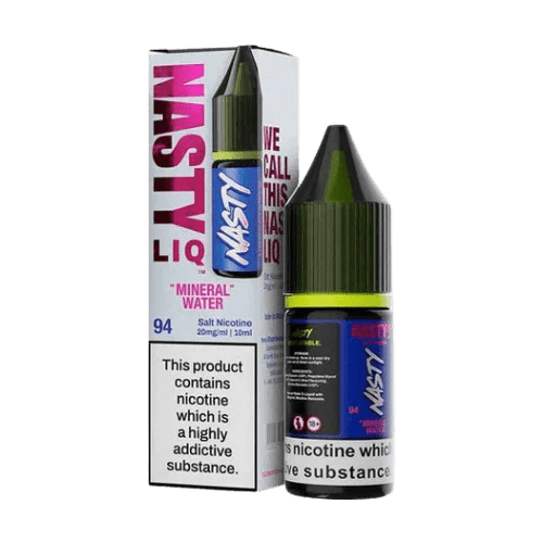 Nasty Liq Salt 10ml E-Liquids Box of 10 - Wolfvapes.co.uk-Mineral Water