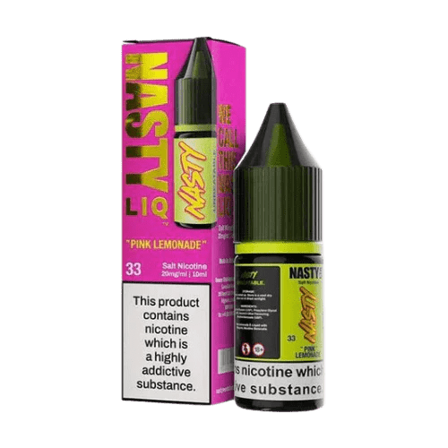 Nasty Liq Salt 10ml E-Liquids Box of 10 - Wolfvapes.co.uk-Pink Lemonade