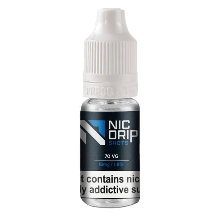 buy NIC DRIP - 70VG - 18MG - NICOTINE SHOT at Wolfvapes.co.uk