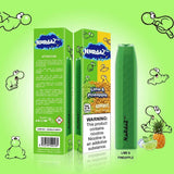 Nurdaz Bar Disposable Pod Device - 600 Puffs - Wolfvapes.co.uk-Lime & Pineapple