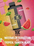 OG Smash Duo 16k Puffs Disposable Vape Pod - Pack of 5 - Wolfvapes.co.uk-Tropical Rainbow Blast / Watermelon Bubble Gum