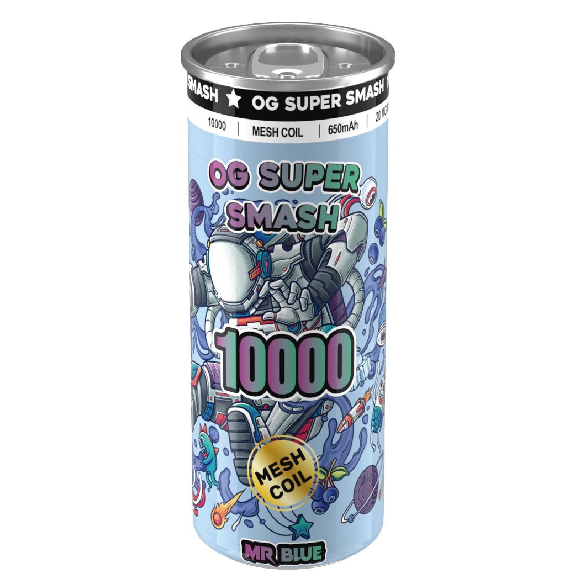 OG Super Smash 10000 Puffs Disposable Vape Pod Box of 10 - Wolfvapes.co.uk-Mr Blue