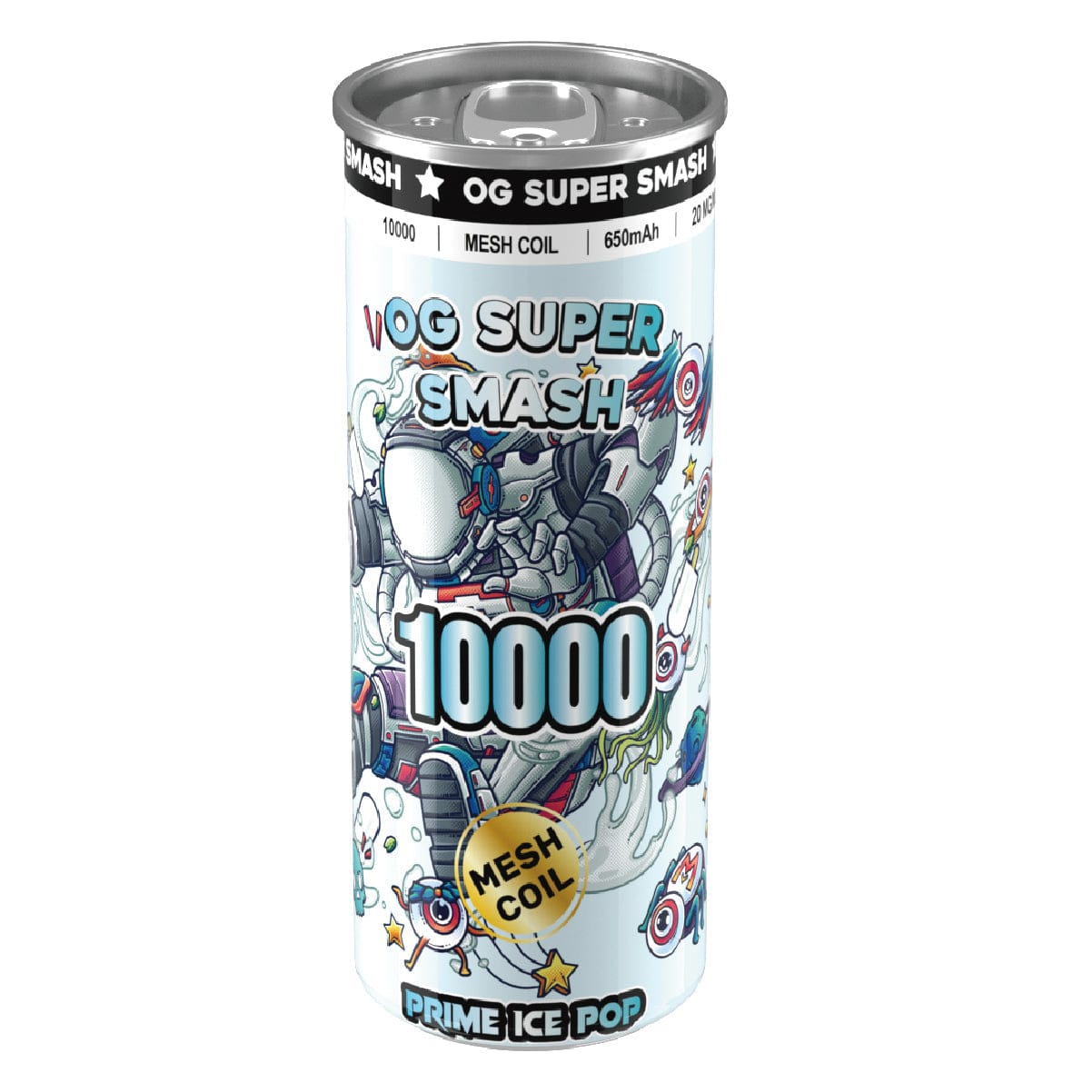 OG Super Smash 10000 Puffs Disposable Vape Pod Box of 10 - Wolfvapes.co.uk-Prime Ice Pop