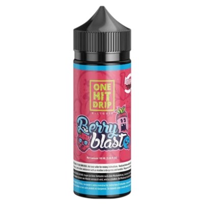 One Hit Drip By Ruthless 100ML Shortfill - Wolfvapes.co.uk-Berry Blast