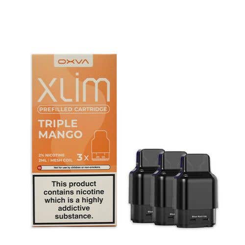 Oxva Xlim Prefilled E-liquid Pods Cartridges - Pack of 3 - Wolfvapes.co.uk-Triple Mango