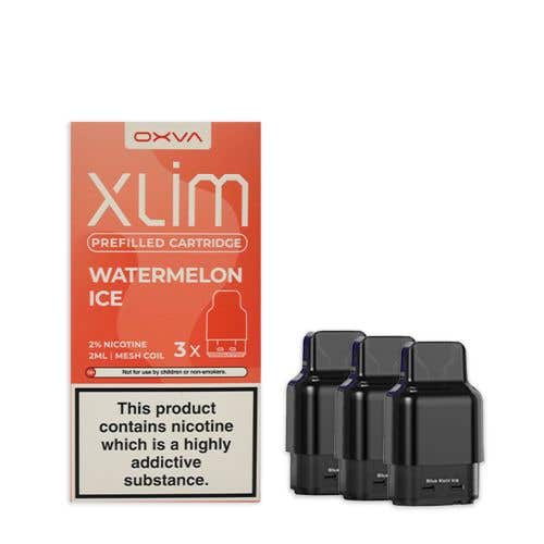 Oxva Xlim Prefilled E-liquid Pods Cartridges - Pack of 3 - Wolfvapes.co.uk-Watermelon Ice