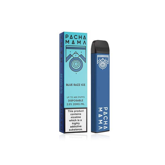 Pacha Mama Disposable Vape Pod Kit - Wolfvapes.co.uk-Blue Razz Ice