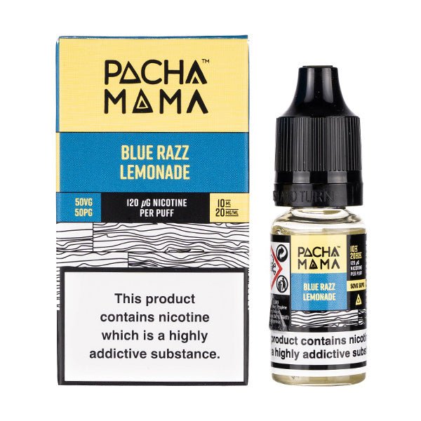 Pacha Mama Nic Salts 10ml - Box of 10 - Wolfvapes.co.uk-Blue Razz Lemonade