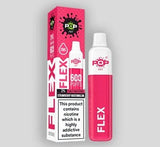 Pop Hit Flex 600 Disposable Vape Pod Pen Box of 10 - Wolfvapes.co.uk-Strawberry Watermelon