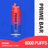 Prime Bar 8000 Disposable Vape Puff Pod Device - Wolfvapes.co.uk-Ice Pop