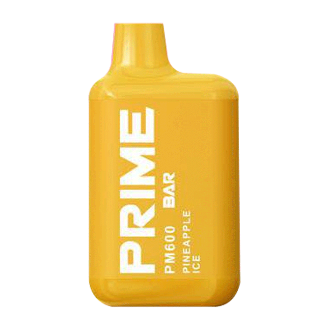 Prime Bar PM600 Disposable Vape Puff Pod Box of 10 - Wolfvapes.co.uk-Pineapple Ice