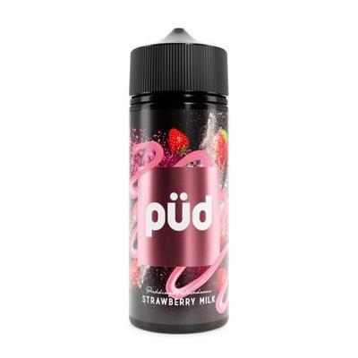 Pud 100ML Shortfill - Wolfvapes.co.uk-Strawberry Milk