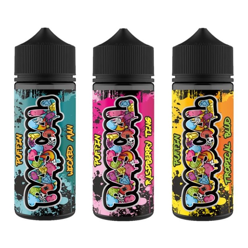 Puffin Rascal 100ml Shortfill - Wolfvapes.co.uk-Raspberry Thing