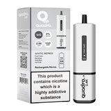 Quadro 2400 Puffs 4 in 1 Disposable Vape Pod Box of 5 - Wolfvapes.co.uk-Jet Black Series