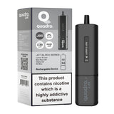 Quadro 2400 Puffs 4 in 1 Disposable Vape Pod Box of 5 - Wolfvapes.co.uk-Jet Black Series