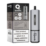 Quadro 2400 Puffs 4 in 1 Disposable Vape Pod Kit - Wolfvapes.co.uk-Jet Black Series