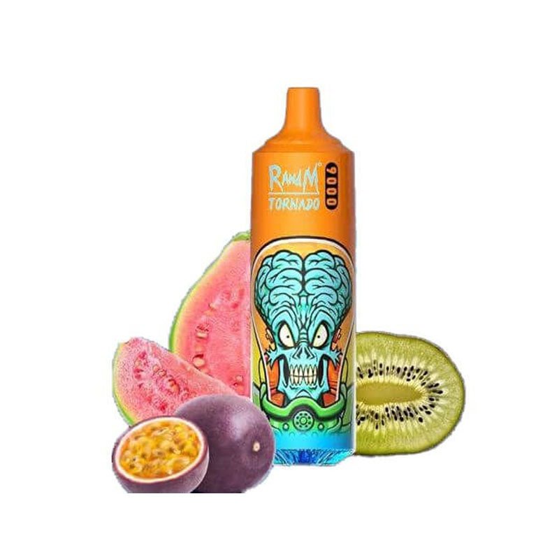 R and M Tornado 9000 Disposable Vape Pod - Wolfvapes.co.uk-Kiwi Passion Fruit Guava