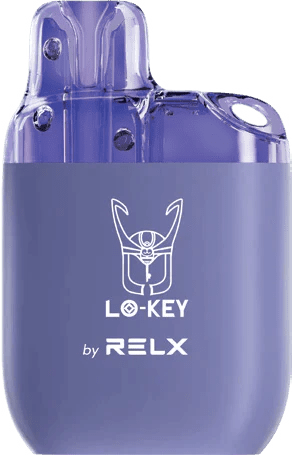 RELX Lo-key 600 Puffs Disposable Vape Pod Box of 10 - Wolfvapes.co.uk-Blackcurrant Mint