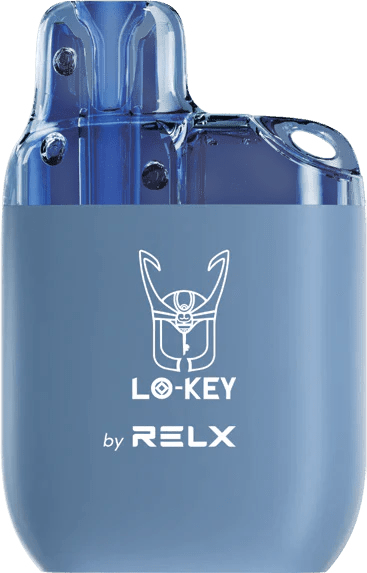 RELX Lo-key 600 Puffs Disposable Vape Pod Box of 10 - Wolfvapes.co.uk-Blue Sour Raspberry