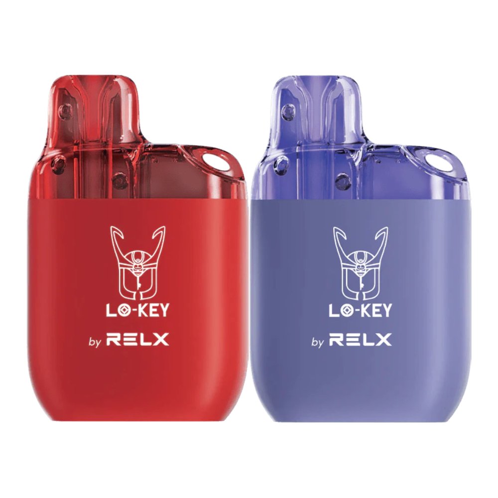 RELX Lo-key 600 Puffs Disposable Vape Pod Box of 10 - Wolfvapes.co.uk-Blueberry Cherry Cranberry