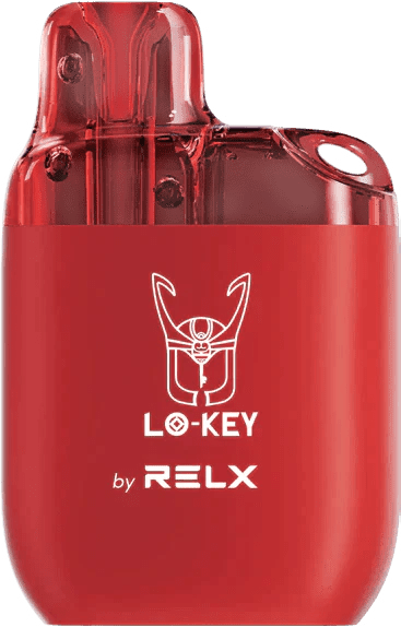 RELX Lo-key 600 Puffs Disposable Vape Pod Box of 10 - Wolfvapes.co.uk-Cherry Ice