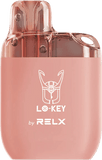 RELX Lo-key 600 Puffs Disposable Vape Pod Box of 10 - Wolfvapes.co.uk-Peach Ice