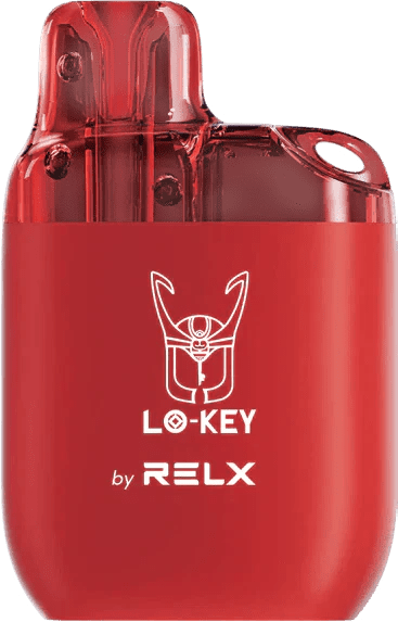 RELX Lo-key 600 Puffs Disposable Vape Pod Box of 10 - Wolfvapes.co.uk-Strawberry Burst