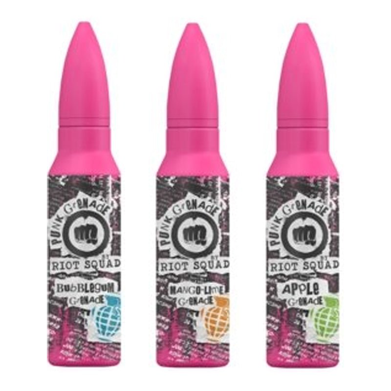 Riot Squad 50ml Shortfill - Wolfvapes.co.uk-Pink Grenade