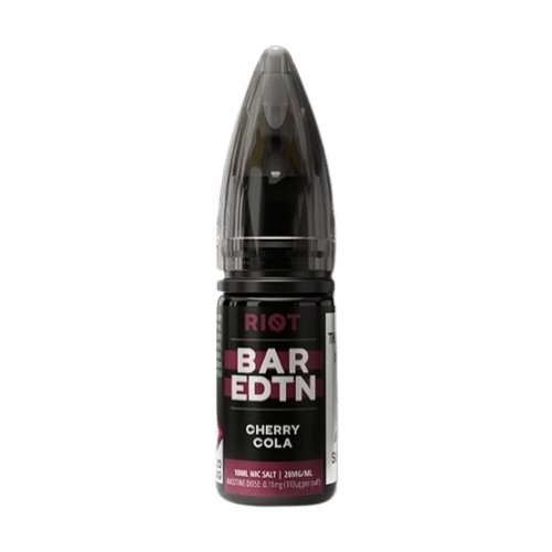 Riot Squad Bar Edition E-liquids Nic Salt 10ml- Box of 10 - Wolfvapes.co.uk-Cherry Cola