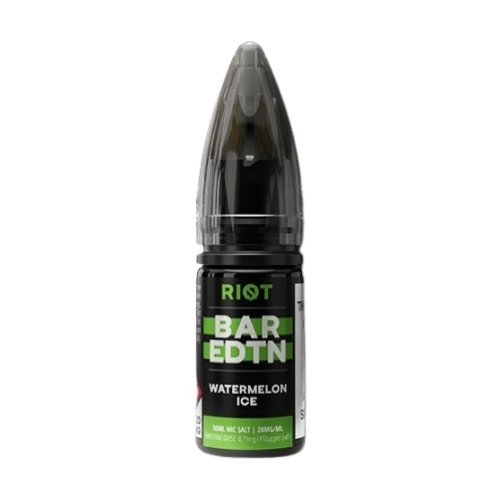 Riot Squad Bar Edition E-liquids Nic Salt 10ml- Box of 10 - Wolfvapes.co.uk-Watermelon Ice