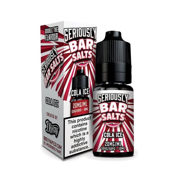 Seriously Bar Salt E-liquids Nic Salts-10ml- Box of 10 - Wolfvapes.co.uk-Cola Ice