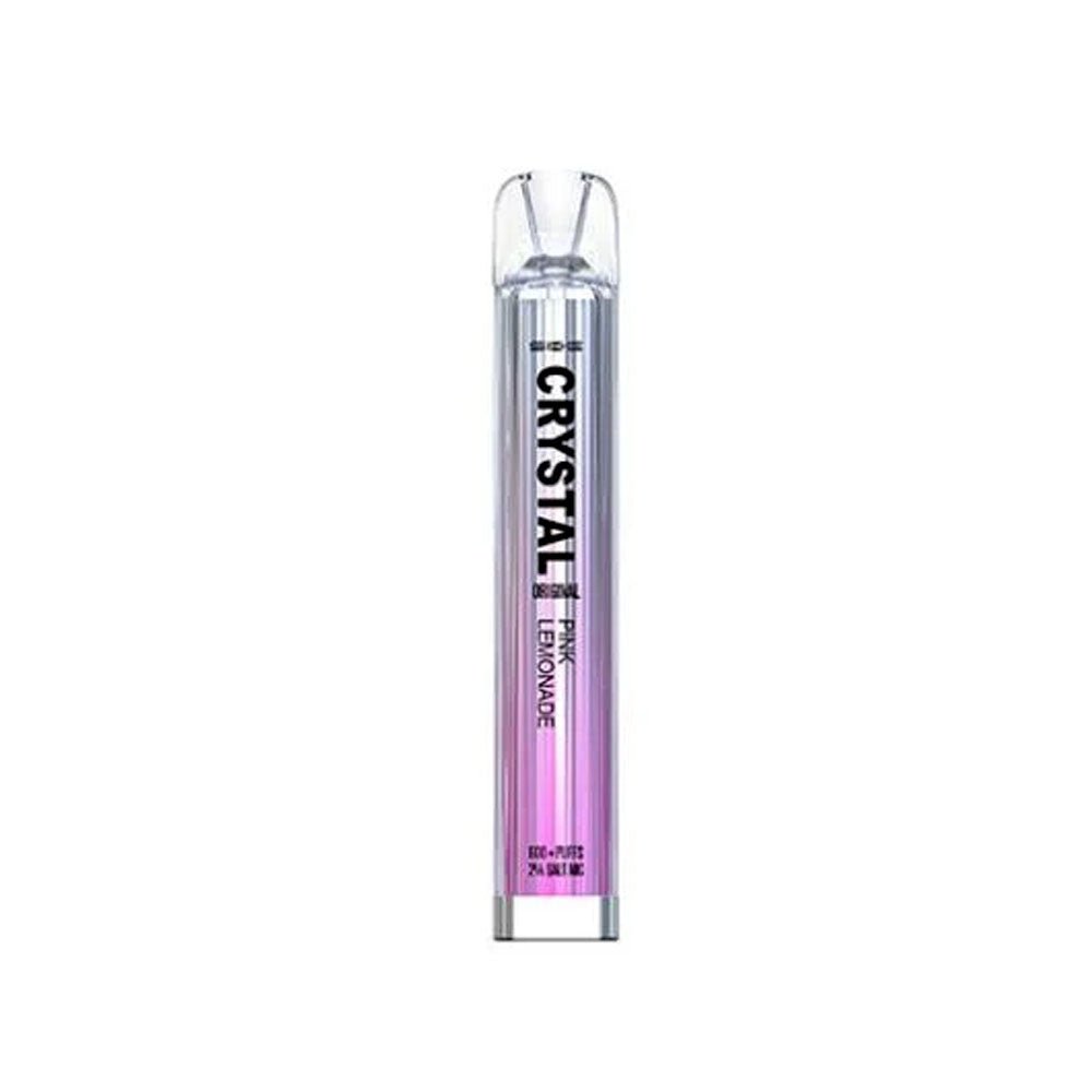 Ske Crystal 600 Puff Disposable Vape Pen | 20mg | Wolfvapes - Wolfvapes.co.uk-Pink Lemonade