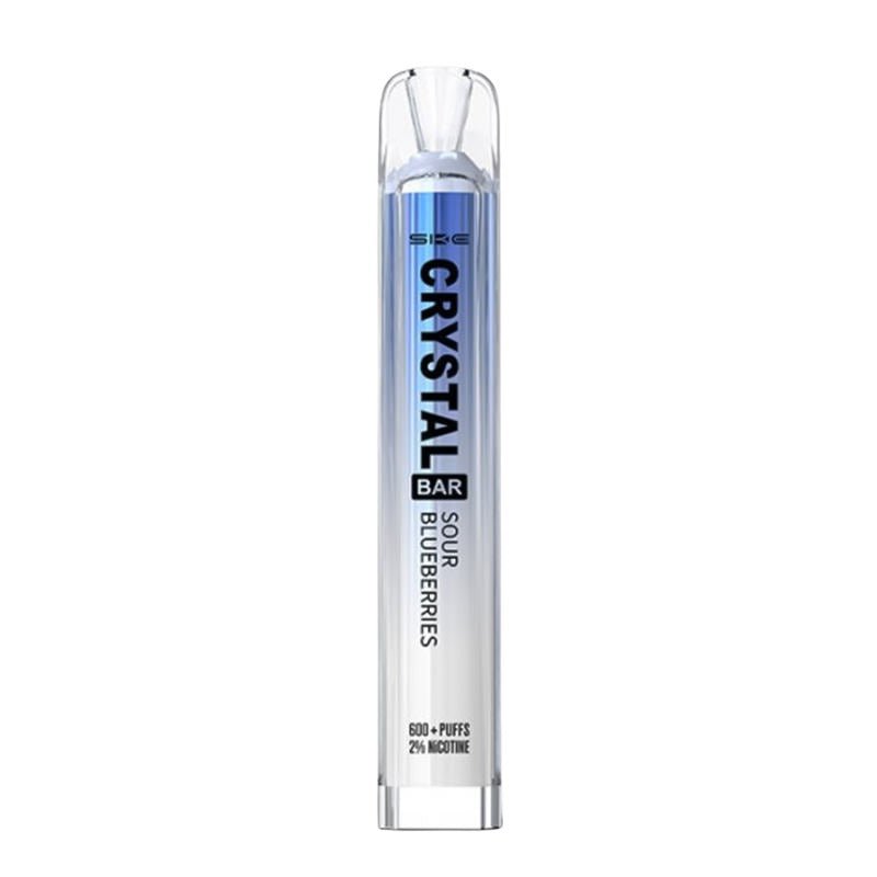 Ske Crystal 600 Puff Disposable Vape Pen | 20mg | Wolfvapes - Wolfvapes.co.uk-Sour Blueberries